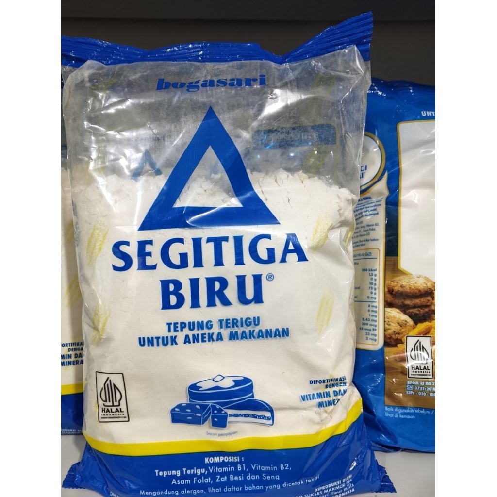 TEPUNG TERIGU SEGITIGA BIRU EKONOMIS 1KG 1 KARTON ISI 12PCS/ SEGITIGA BIRU EKONOMIS TEPUNG TERIGU
