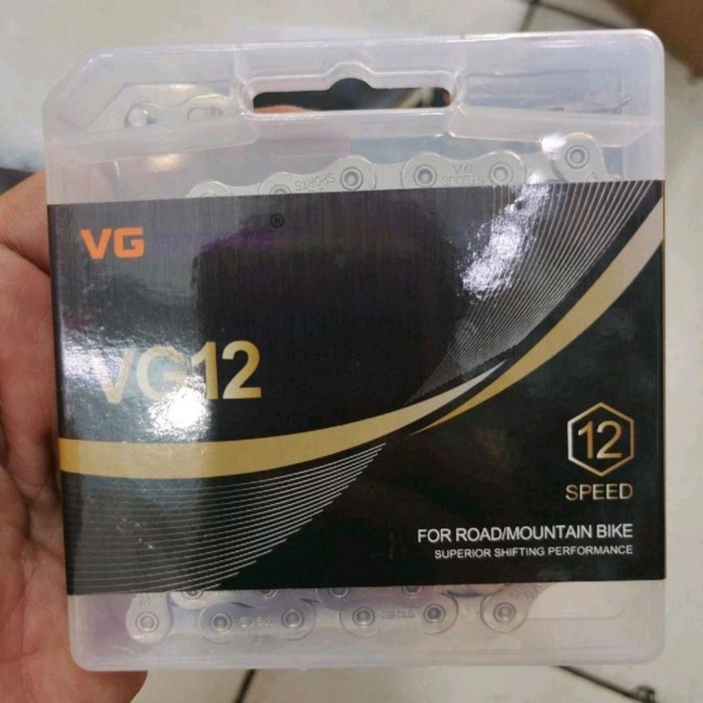 Rantai Sepeda Chain Vg Sport 12 Speed Chrome