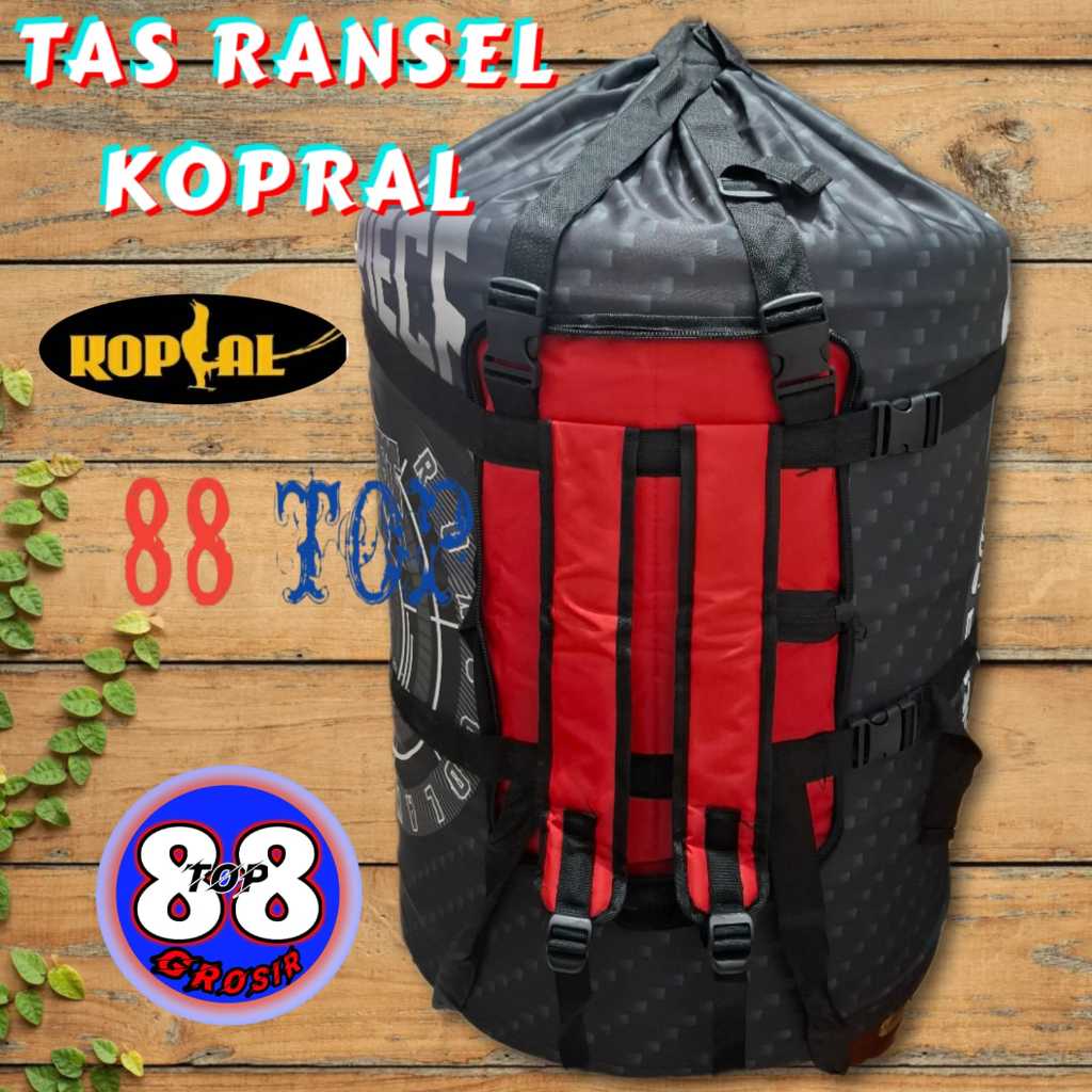 88TOP Tas Gendong Sangkar Burung LIPAT MERK KOPRAL  / Tas Ransel Gandong Sangkar (UK Tali 4cm) / Tas