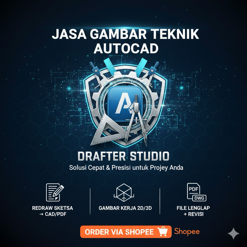 JASA GAMBAR TEKNIK DAN SKETSA