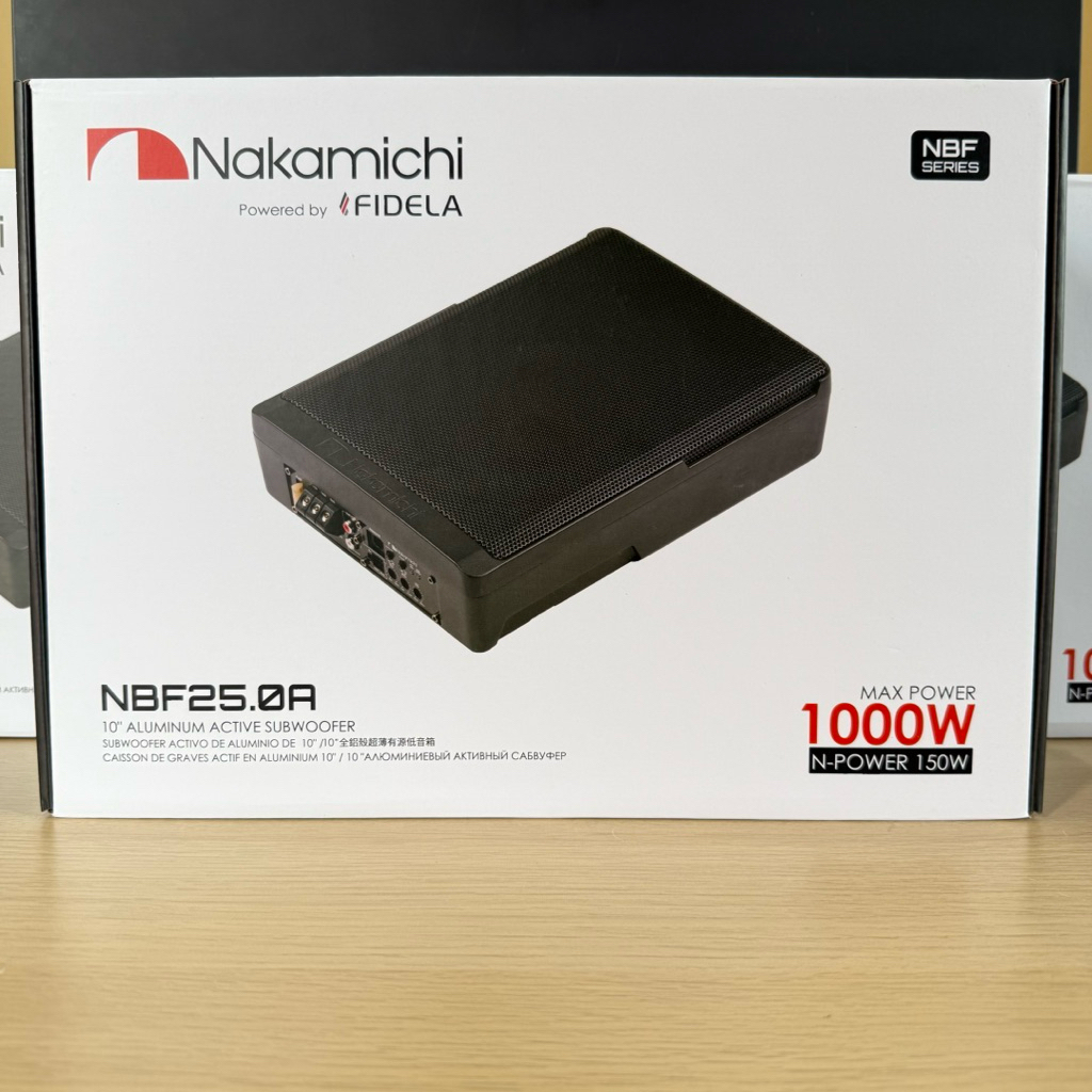 NAKAMICHI NBF25.0A SUBWOOFER KOLONG NAKAMICHI NBF 25.0 A SUB KOLONG 10” NAKAMICHI NBF25.0 A NAKAMICH
