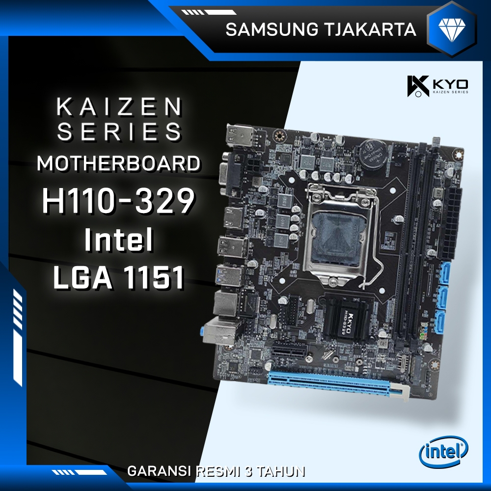 MOTHERBOARD KYO KAIZEN H110 DDR4 Intel H110 LGA 1151 MOBO DDR4 M-ATX