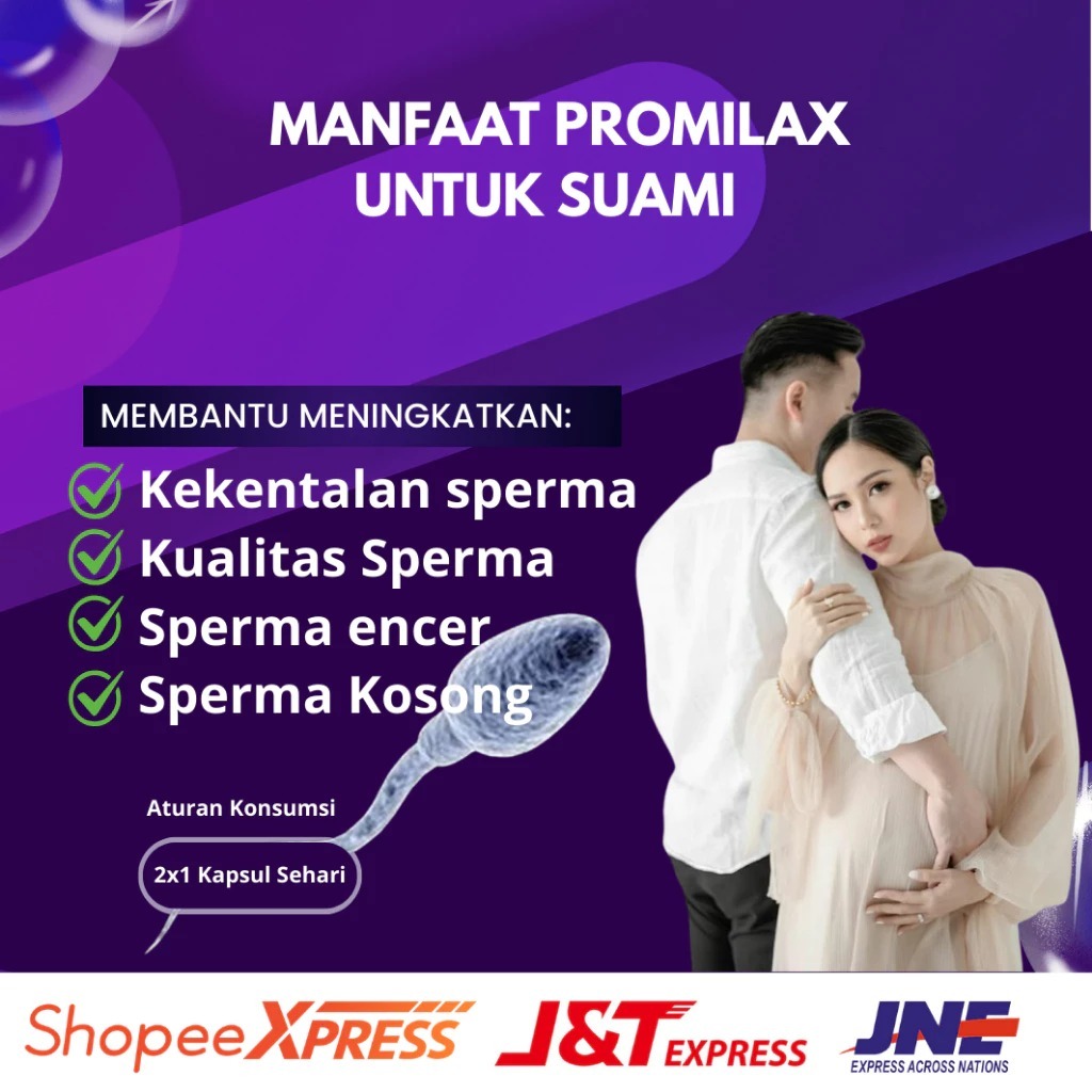 Promilax Promil Herbal untuk Pria – Pendukung Kualitas Sperma & Program Hamil