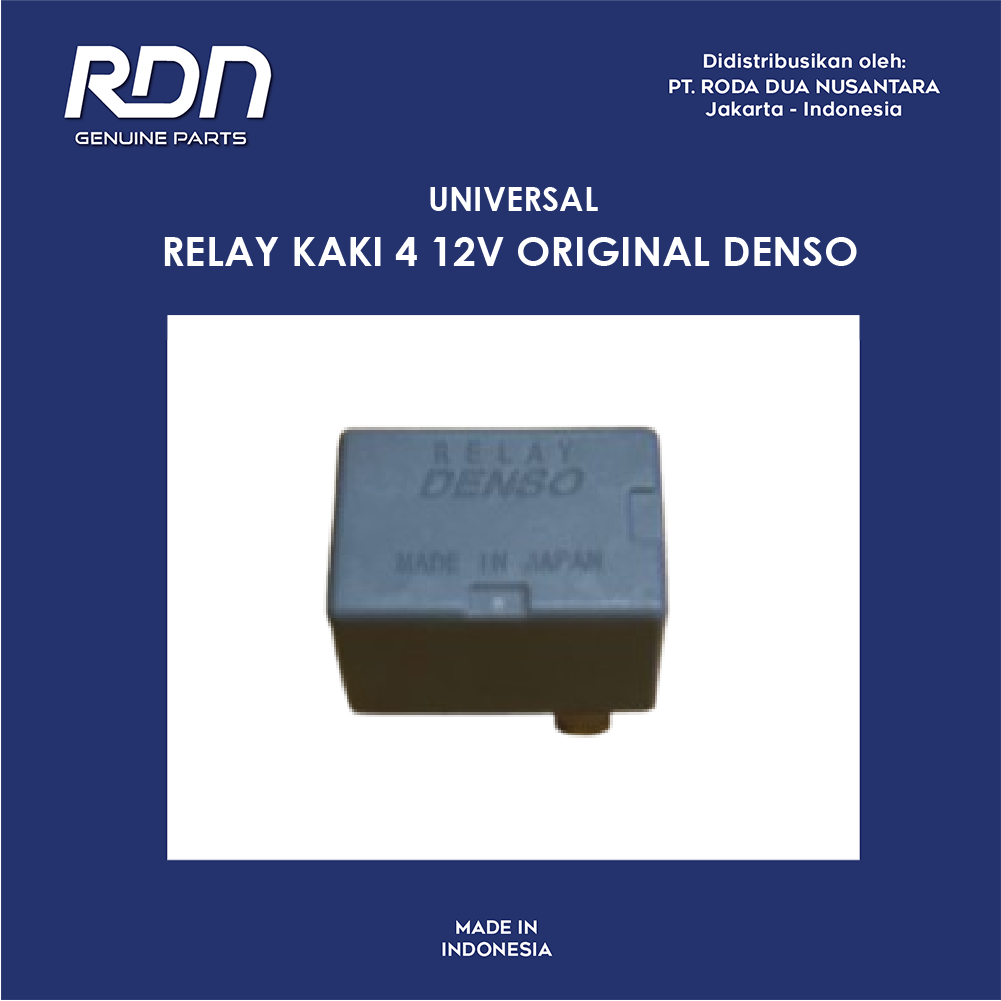 Original DENSO Relay Kaki 4 12V