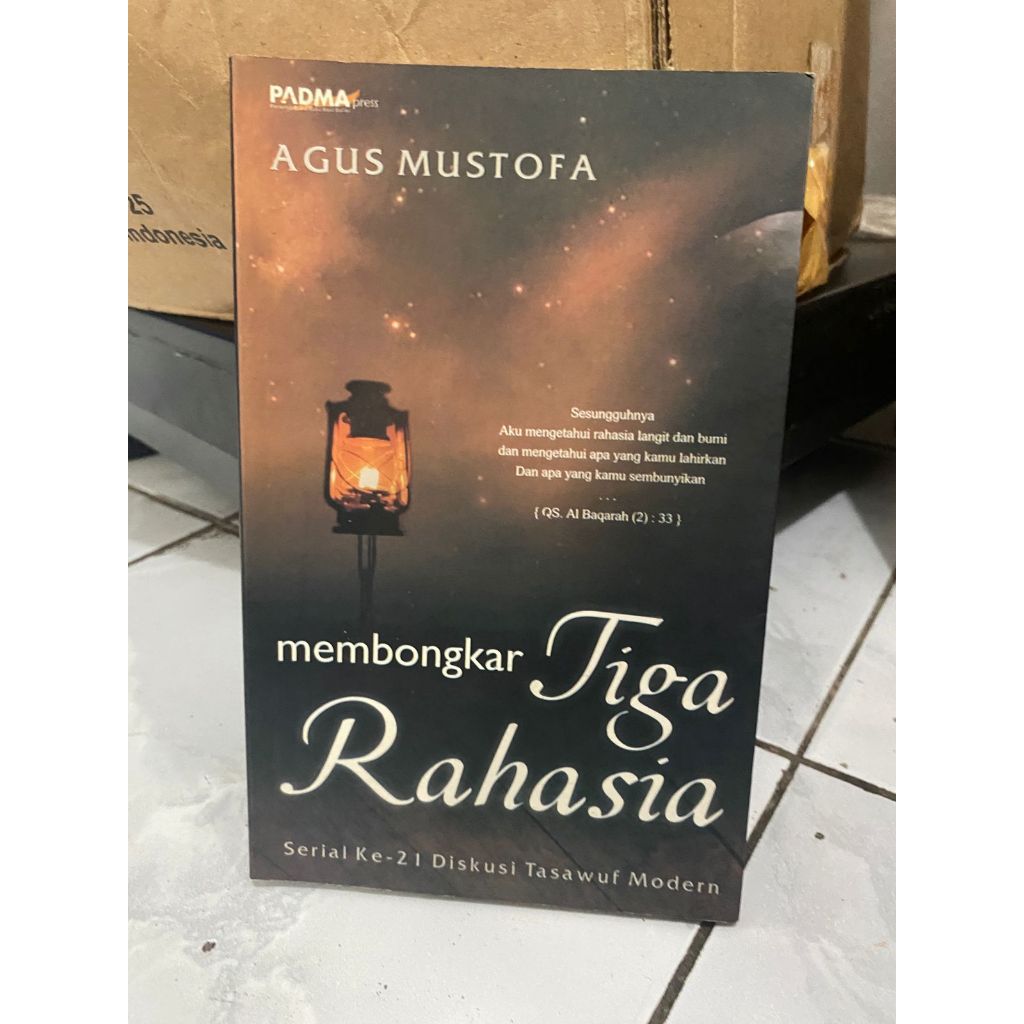 Buku Membongkar tiga rahasia - tasawuf modern