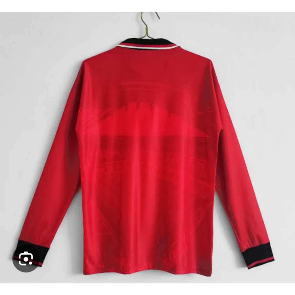 ( BISA COD ) JERSEY BAJU BOLA PRIA LENGAN PANJANG RETRO MU HOME 94/96 GRADE AAA+ - BEST HIGT QUALITY