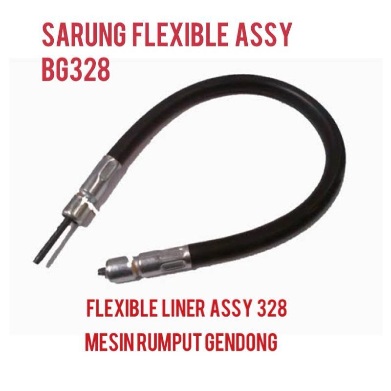 Flexible Liner Assy BG328 / Sarung Flexible Komplit + seling / rumah flexble 328 Potong Rumput Gendo