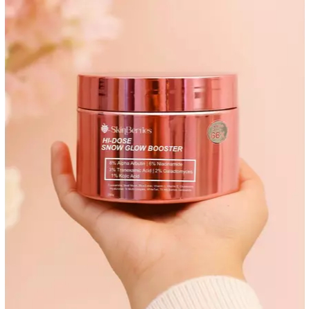 Skinberries - Body lotion Hi Dose Snow Glow Booster - Real Dosis Tinggi (8% Alpha Arbutin 6% Niacina