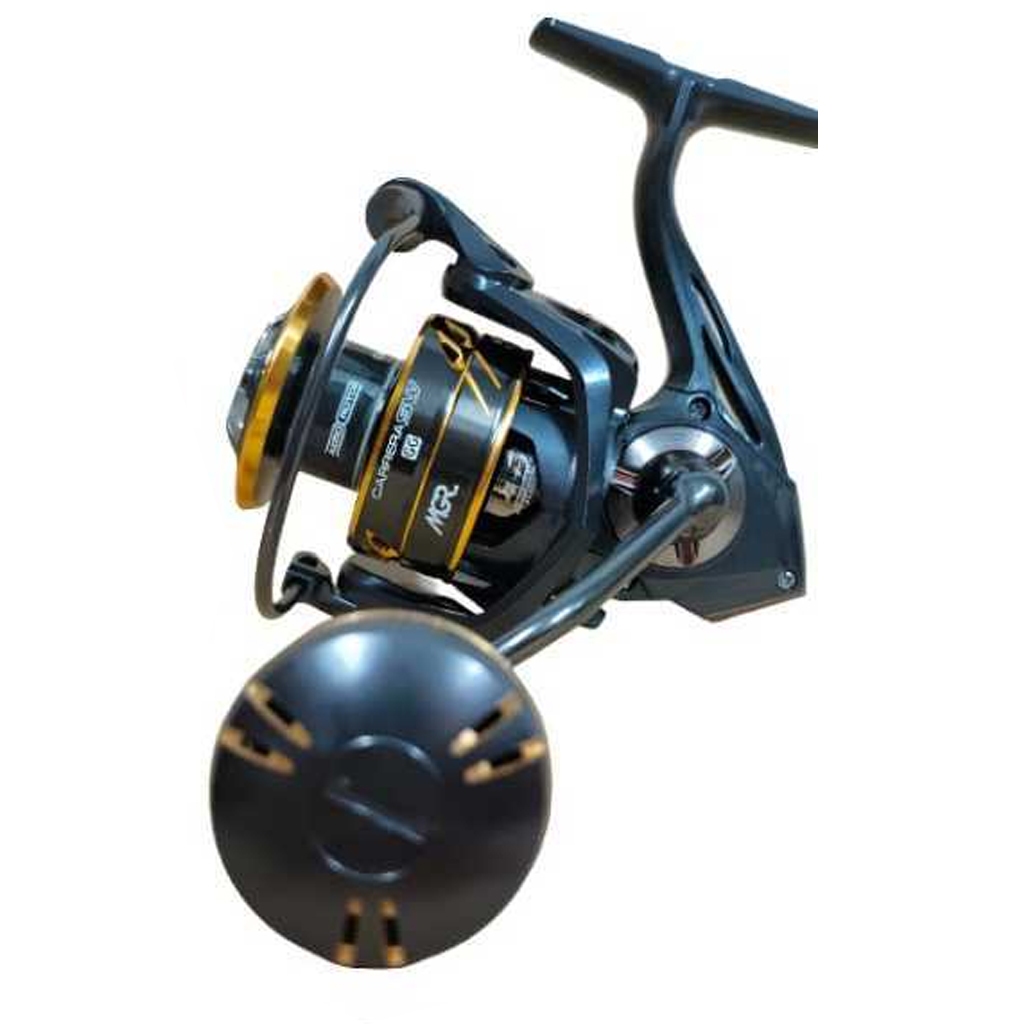 Reel MAGURO CARRERA SW GG | Gold x Grey | 1000 - 6000 | Saltwater | Power Handle | Spinning Reel Gal