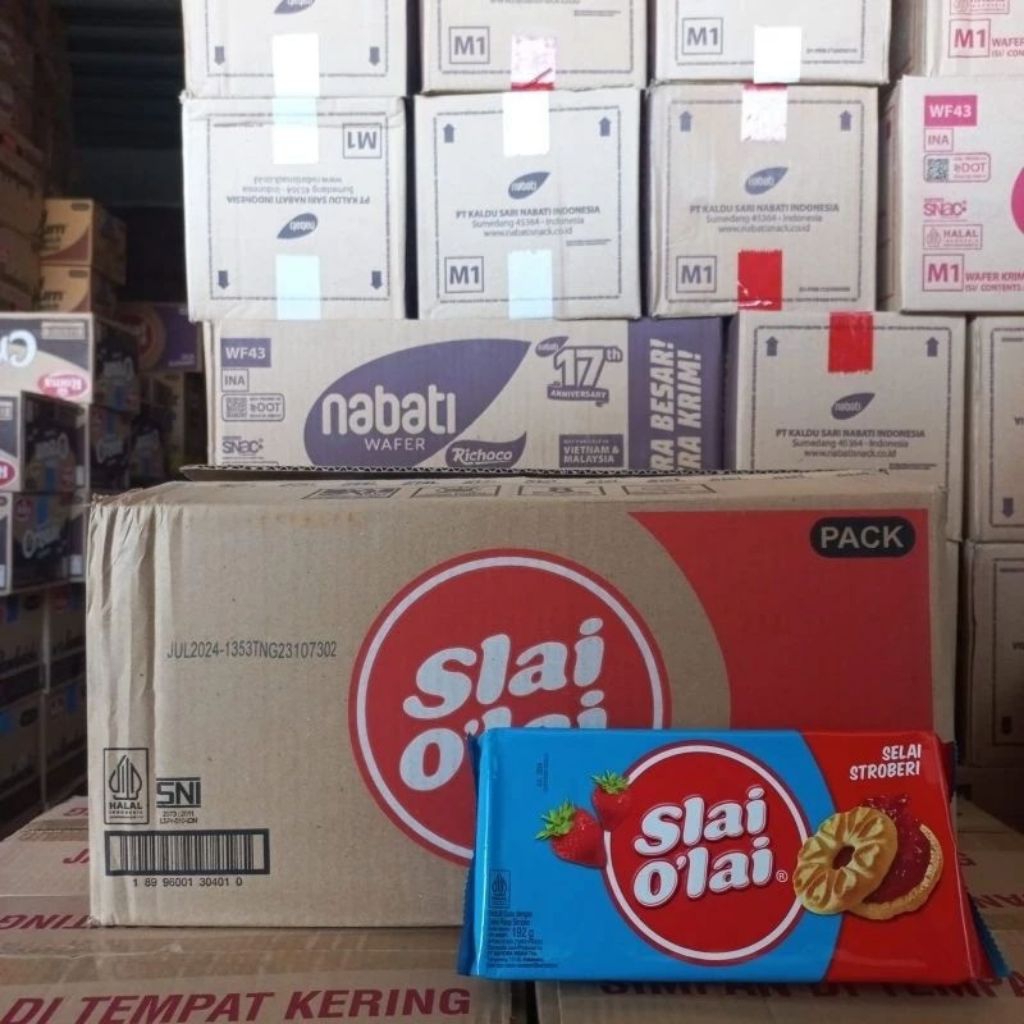 slai olai rasa strawberry 1dus isi 20 pack