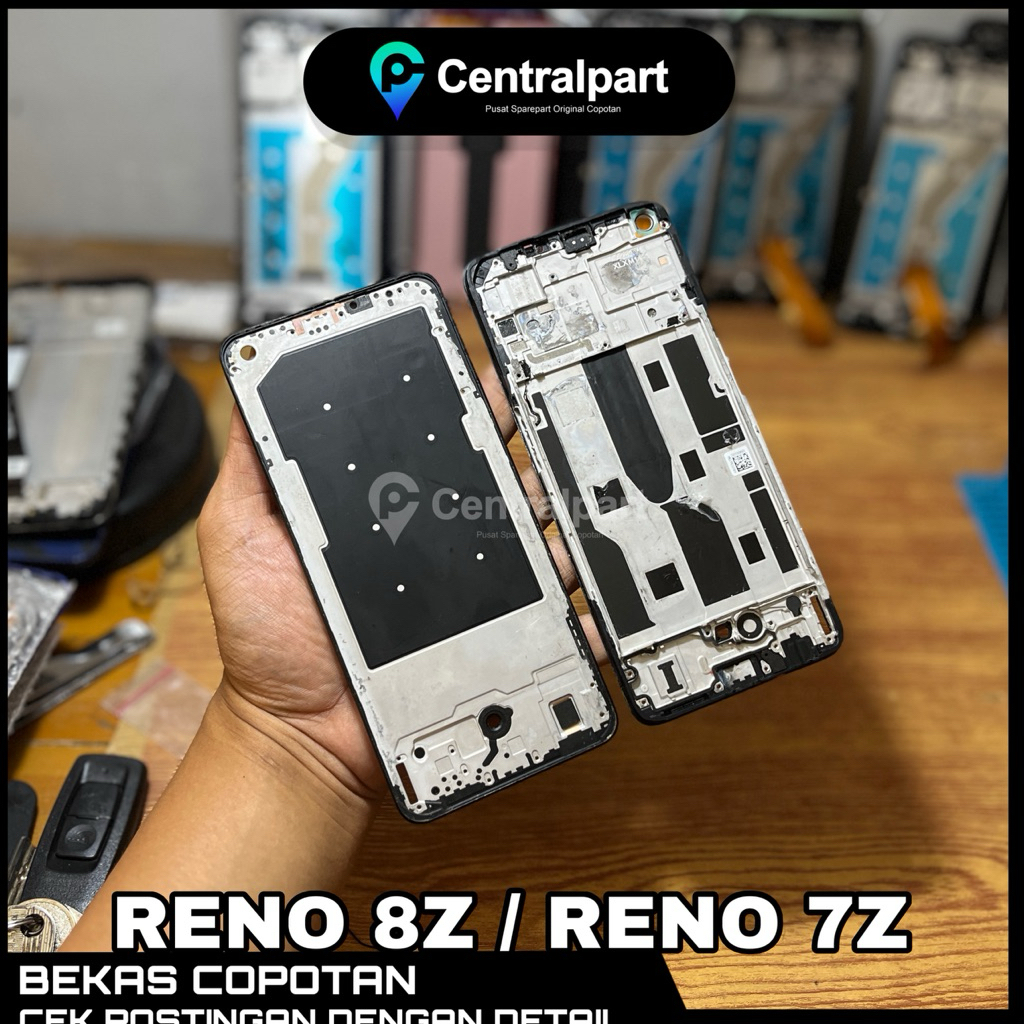 [F]FRAME RANGKA TULANGAN LCD FOR OPPO RENO 7Z/ RENO 8Z ORIGINAL COPOTAN