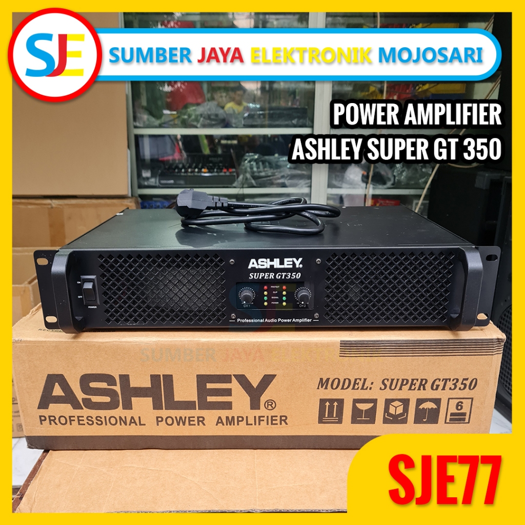 Power Amplifier Ashley Super GT-350 / Professional Amplifier Ashley