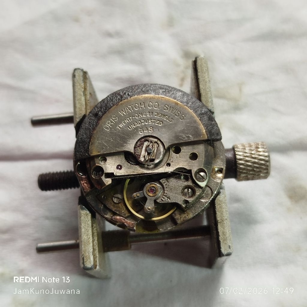 ORIS part/bahan mesin jam tangan Oris 648 movement