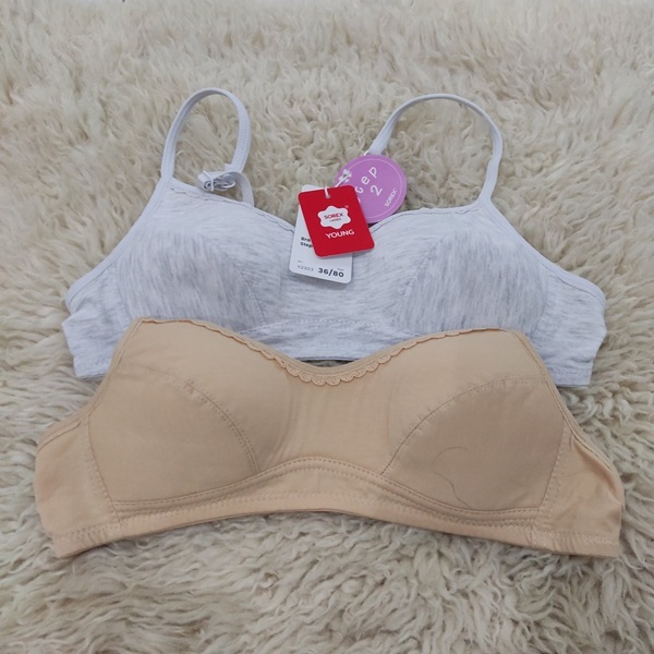 BH / Bra Step 2 Untuk Remaja Perempuan Merk Sorex Young Y2303 Tanpa Kawat