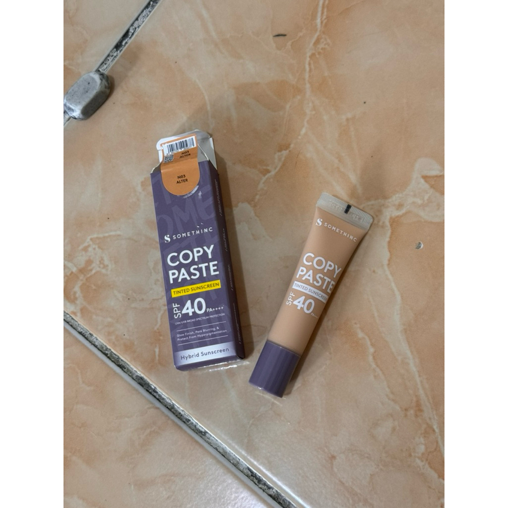 somethinc copy paste Tinted Sunscreen 40 PA++++ ALTER N03