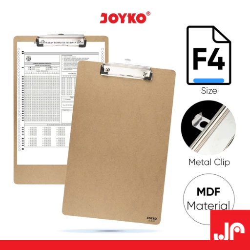 JOYKO CLIPBOARD CLB-64 PAPAN UJIAN/ PAPAN JALAN UJIAN PAPAN UJIAN KAYU