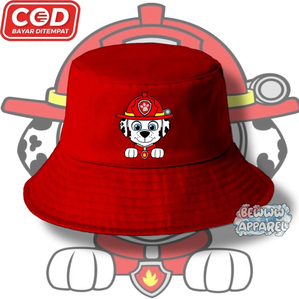 Topi Bucket Anak Paw Patrol / Topi Anak Paw Patrol