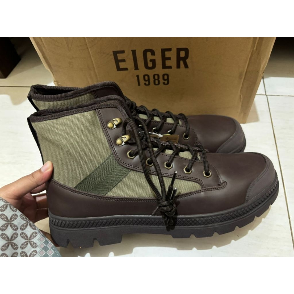 New SEPATU GUNUNG HIKING EIGER Z-RAS DASHEN SHOES SIZE 45 ORIGINAL 100%