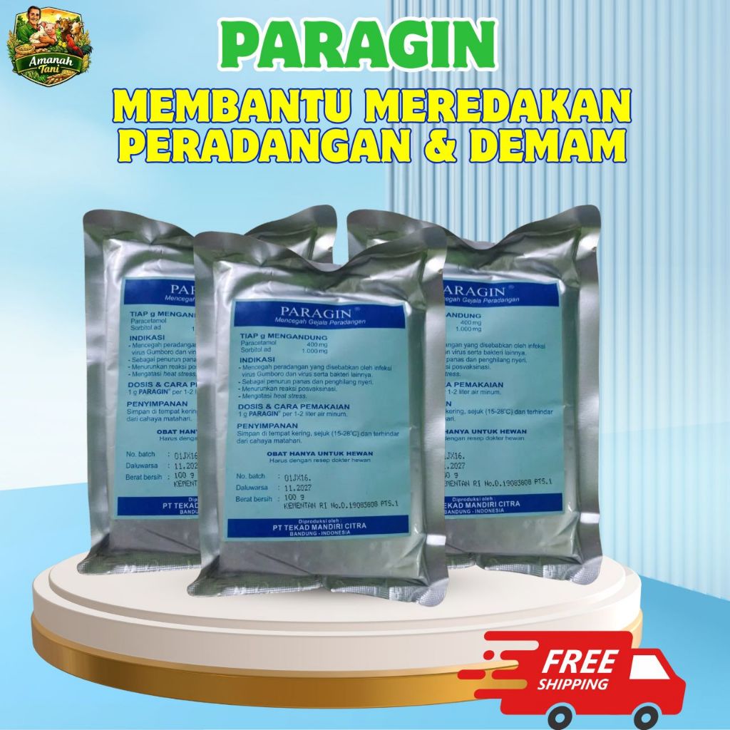 paragin suplemen kesehatan hewan ternak untuk vitalitas harian