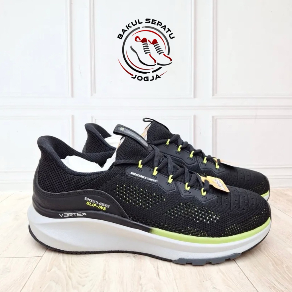 Sepatu Pria SKETCHERS Veltex Slip-Ins (Size 42-43) Sneakers Slip Ins Casual Sport Sekolah Dewasa
