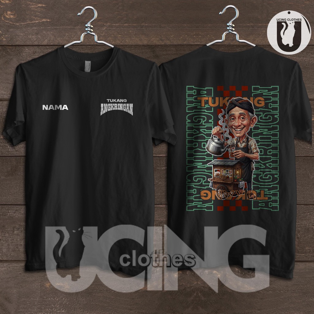 Kaos Baju Tukang Angkringan New Design Gratis Nama Kaos Distro