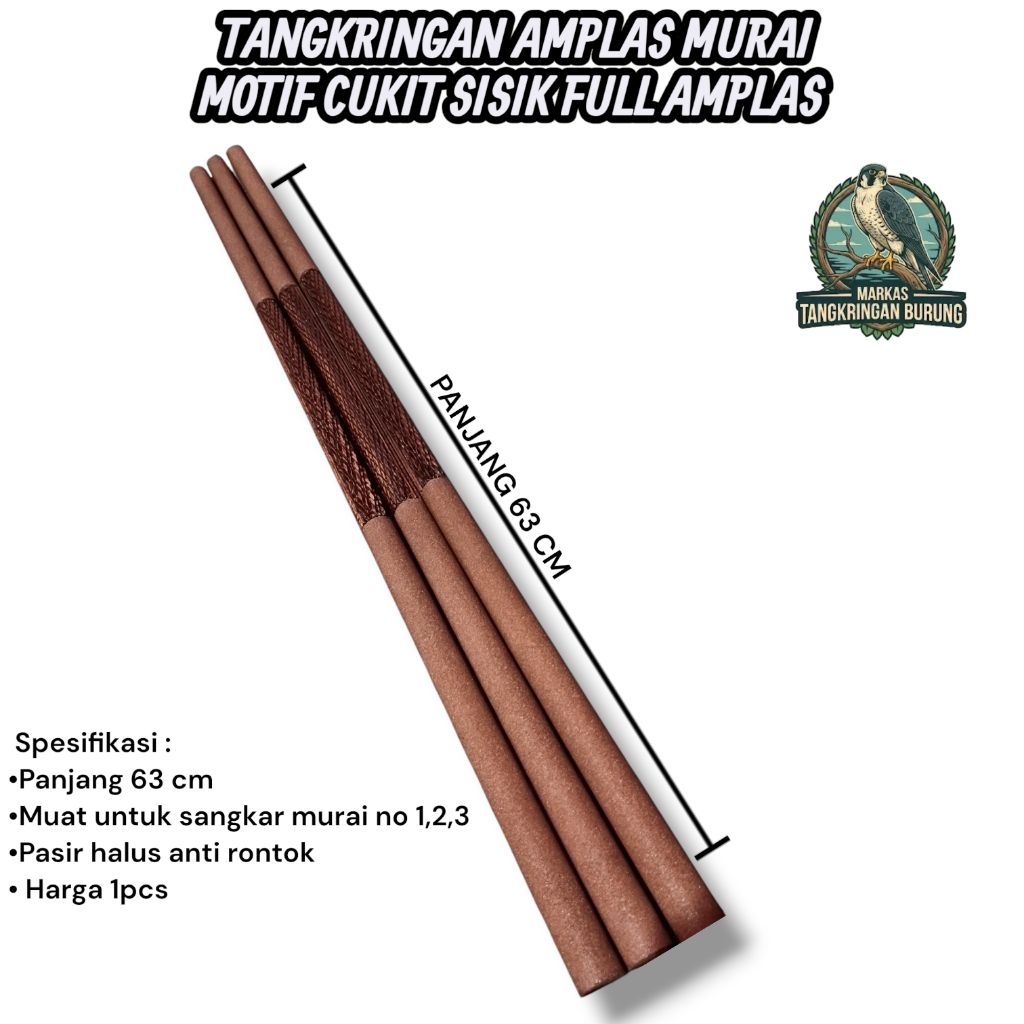 TANGKRINGAN AMPLAS MURAI MOTIF CUKIT SISIK FULL AMPLAS PREMIUM