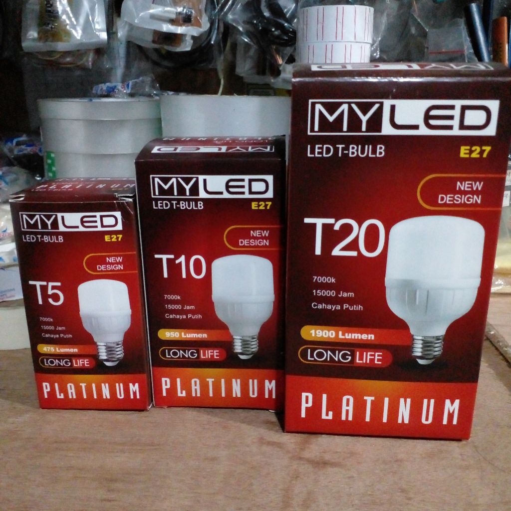 LAMPU MY LED 5 WATT platinum