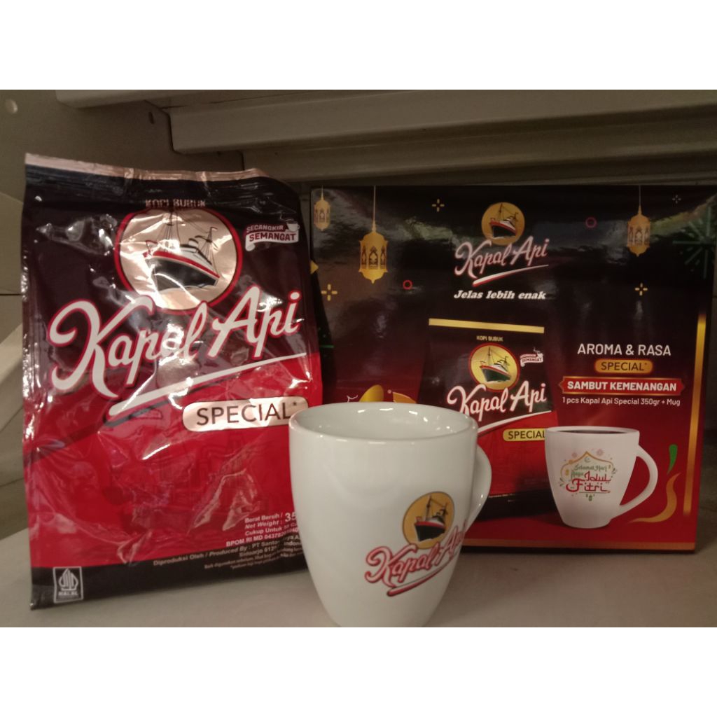 Kopi Kapal Api Bubuk Spesial 350gr Free mug (selama persediaan masih ada)