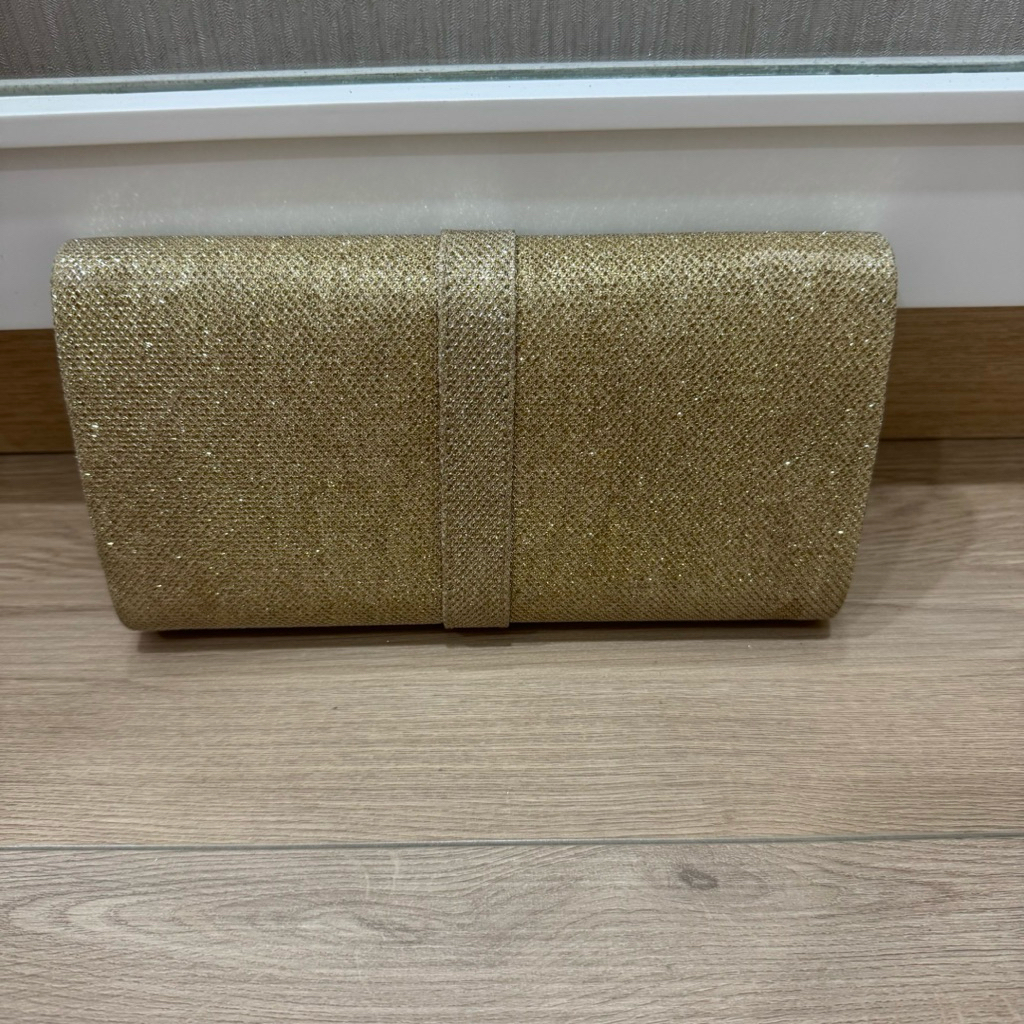 Tas pesta gold glitter