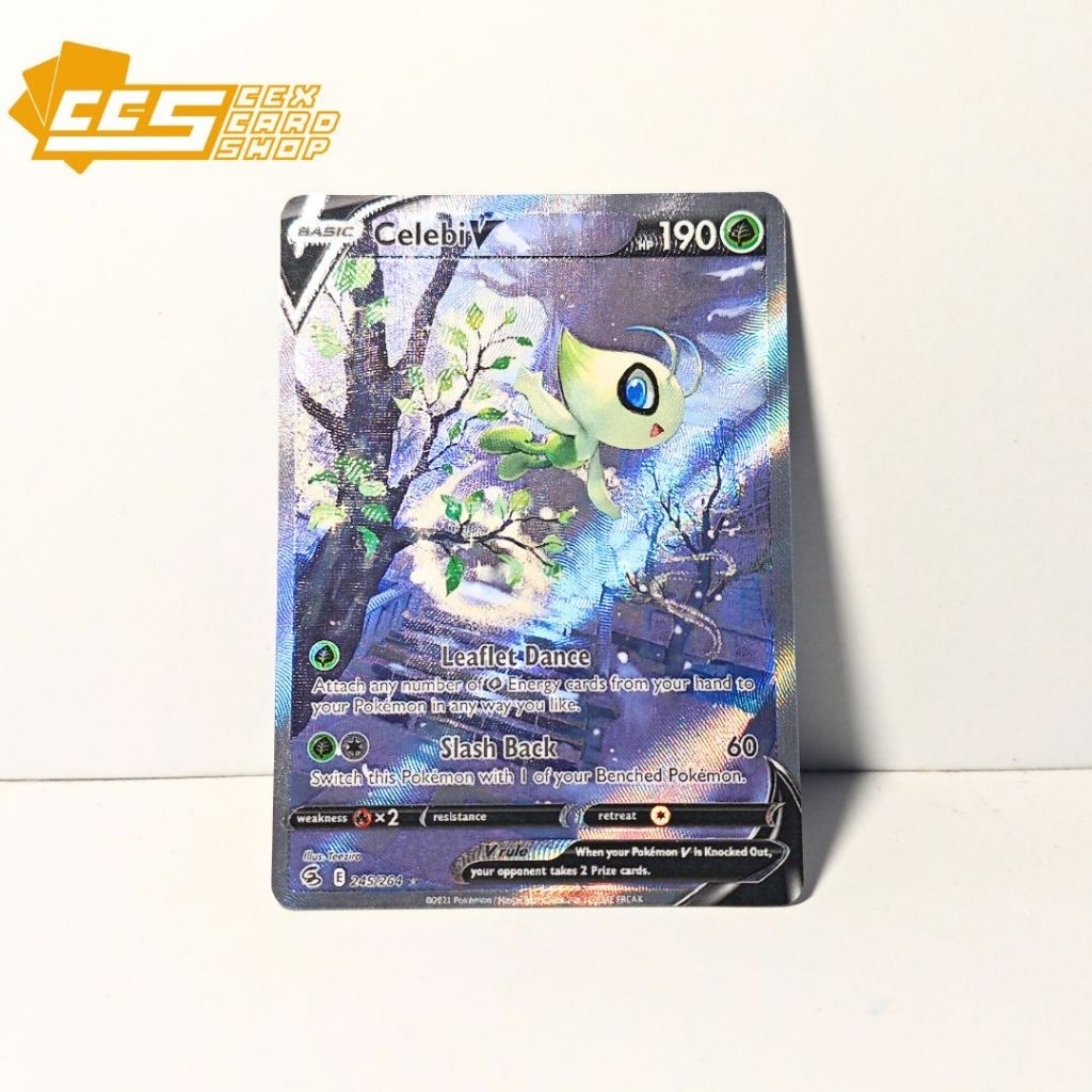 Celebi V Alternate Art Fusion Strike (Replica) - Sword and Shield - Pokemon TCG English