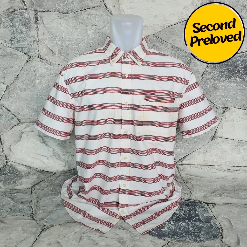 Baju Kemeja HURLEY - Size 3XL / LD 61 cm - Original - Used