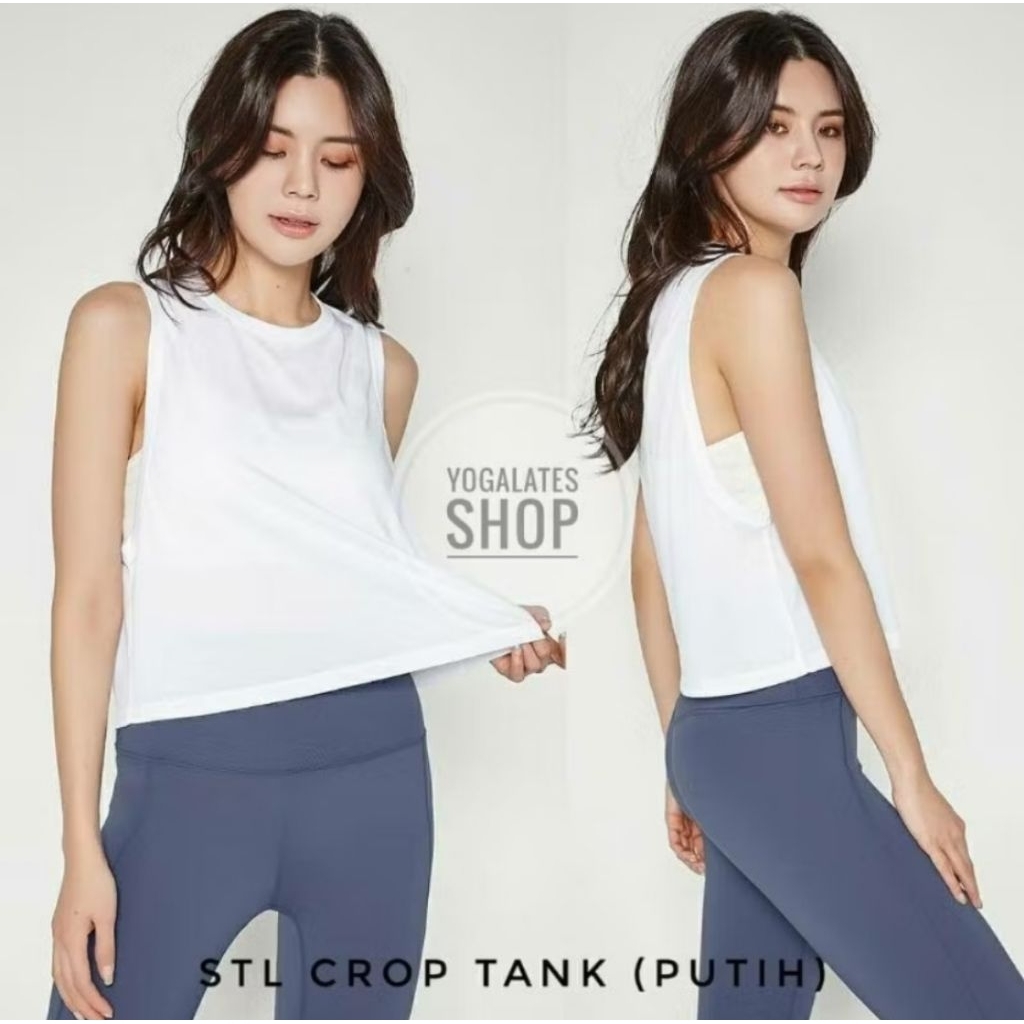 STL CROP TANK / Crop tanktop / tanktop gym / tanktop olahraga / tanktop senam