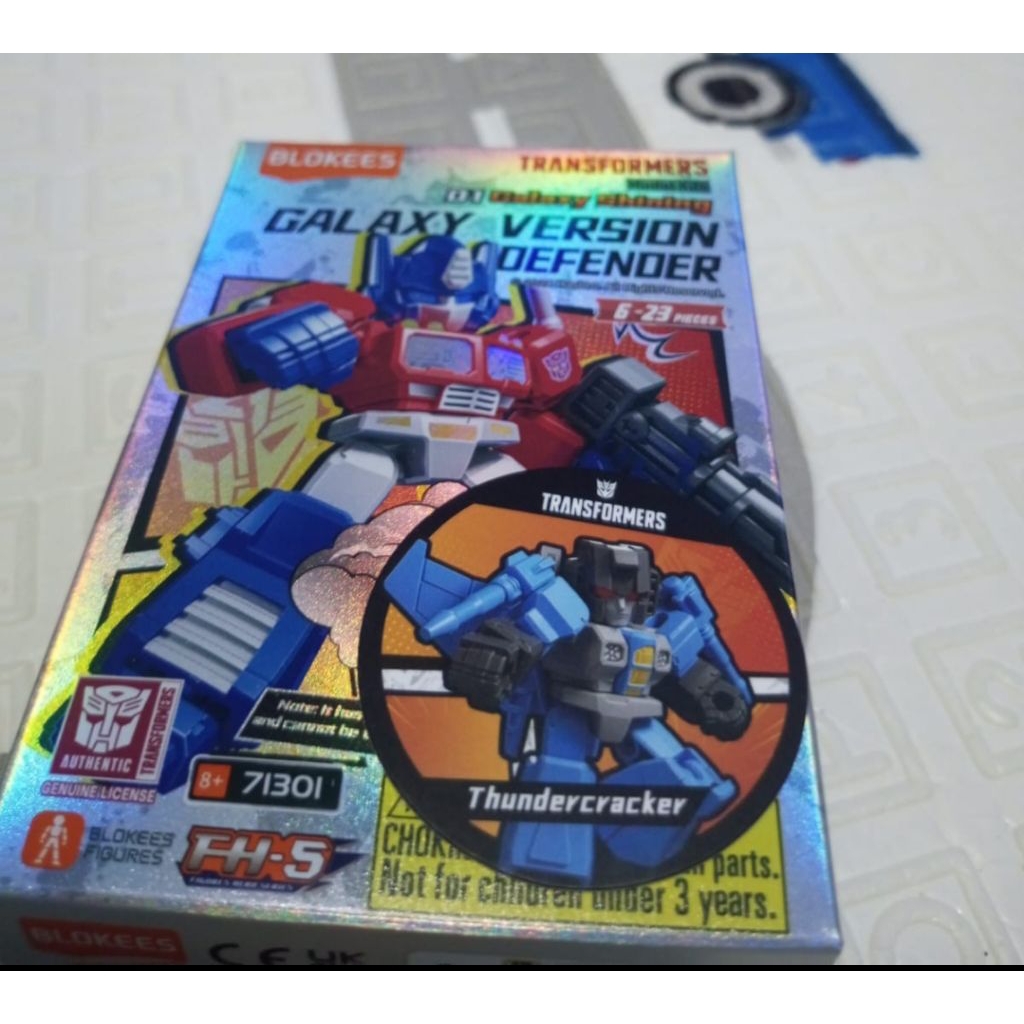 Thundercracker blokees belum scan card