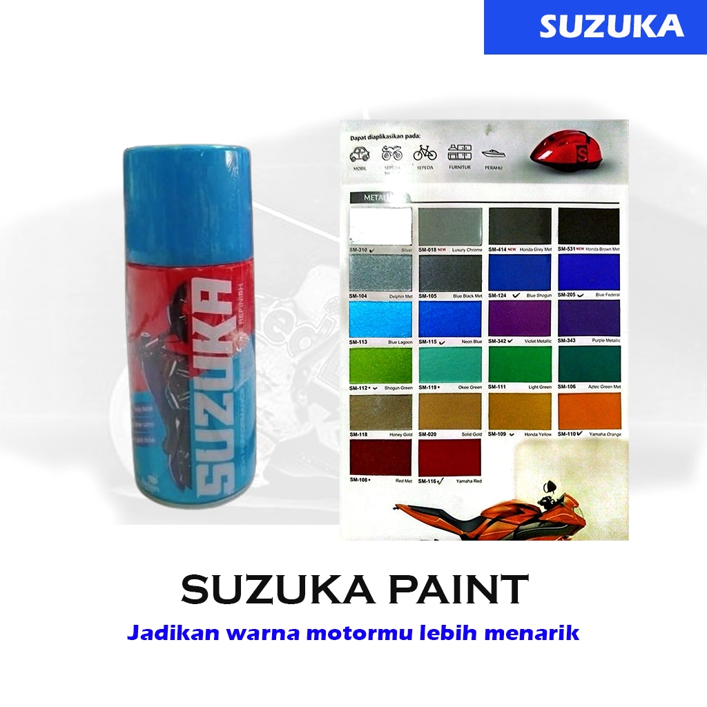 Cat Suzuka/Blue Shogun/300ml/Cat tahan panas dengan kualitas tinggi