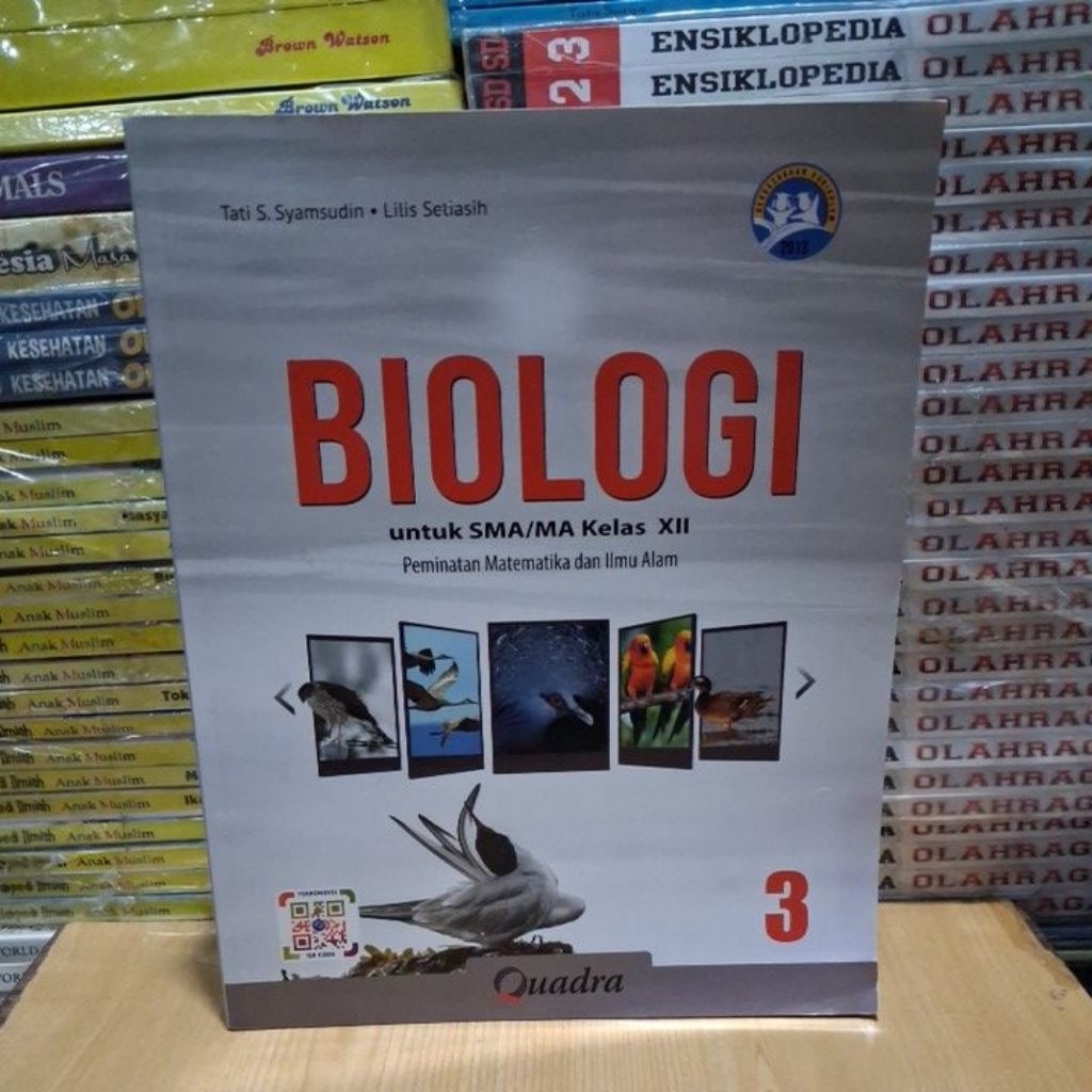 Buku Original BIOLOGI SMA MA Kelas 12 K13 Quadra