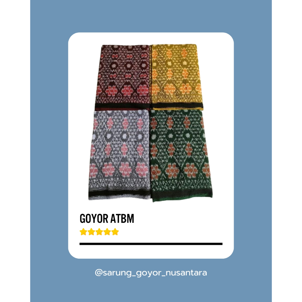 Sarung Goyor tenun