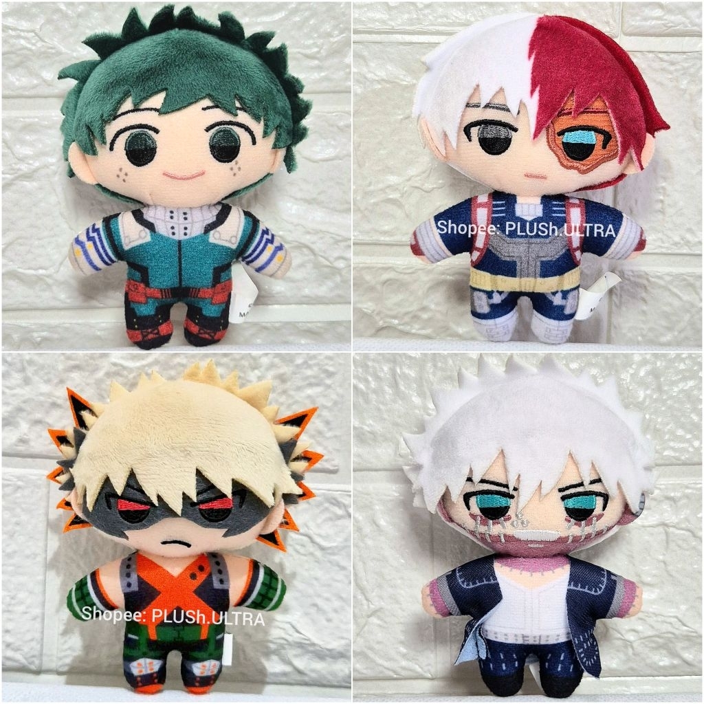 Exhibition My Hero Academia MHA BNHA kostum hero cosplay plush kostum dabi deku shoto bakugo toga ko