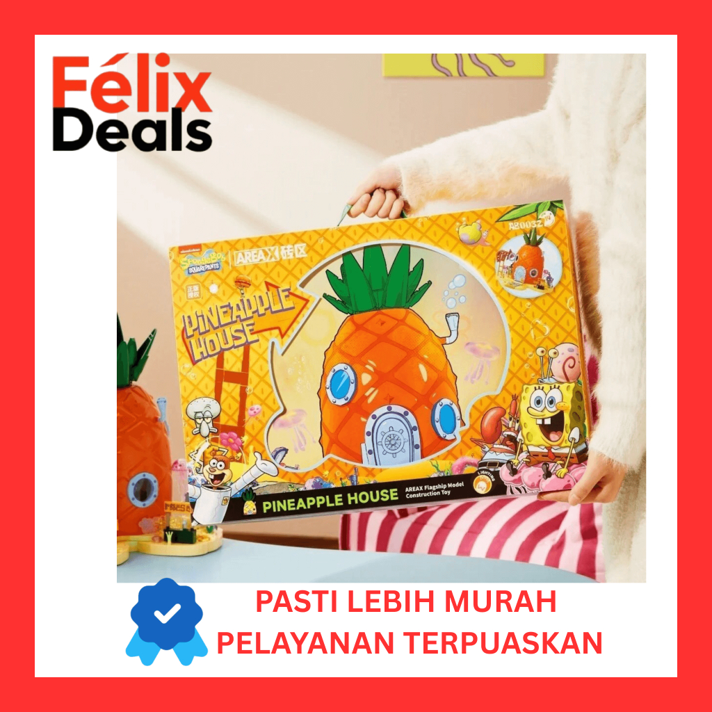 AREA-X AB0032 Spongebob Pineapple House Brick