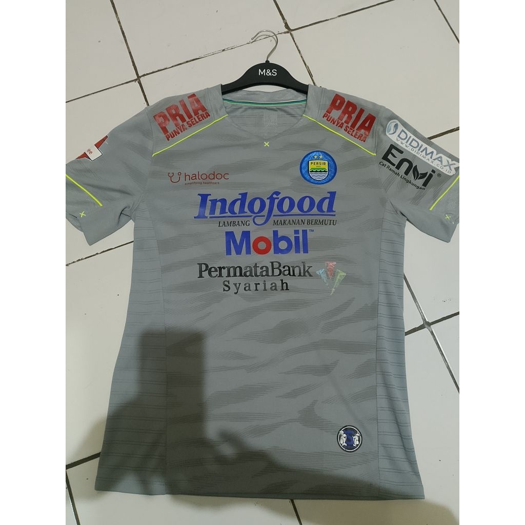 Jersey Original away Player issue Persib 2020 nns Victor Igbonefo