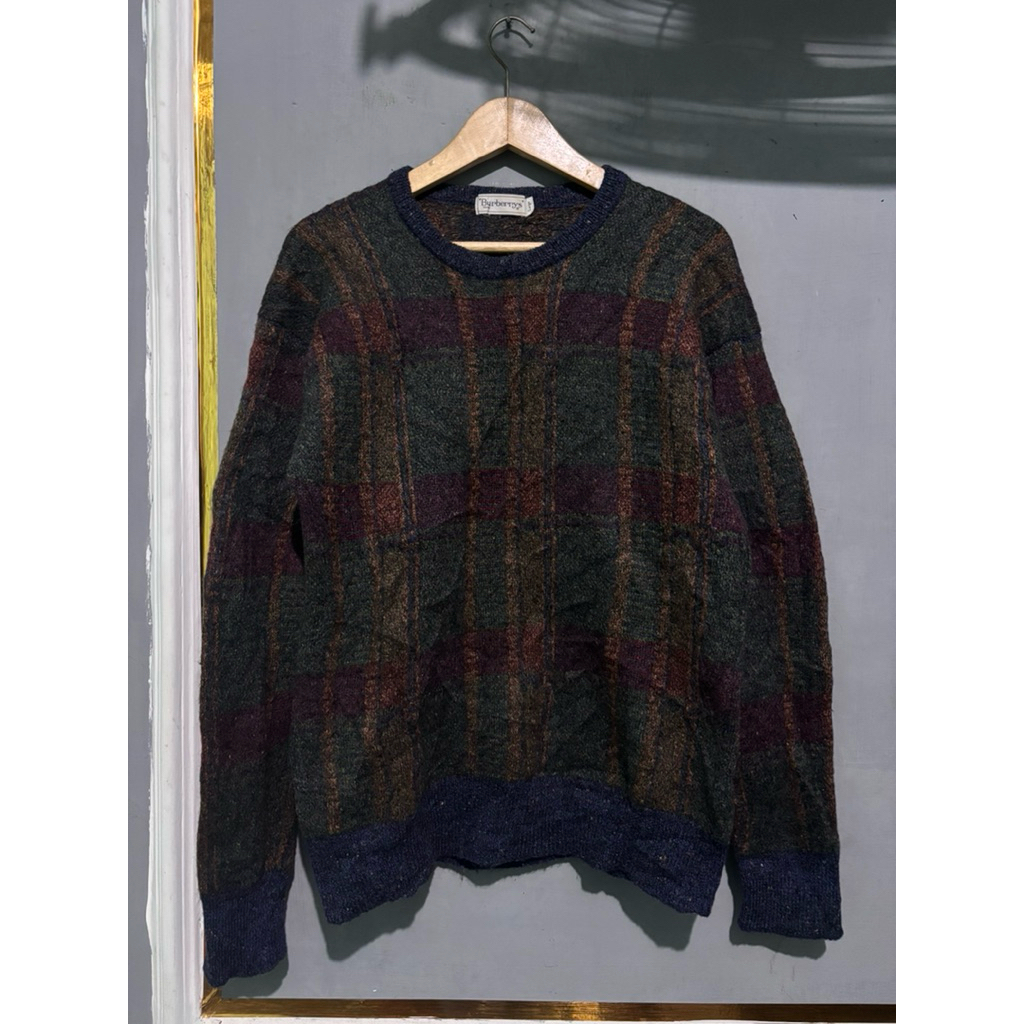 Knit Burberry vintage 90s wool