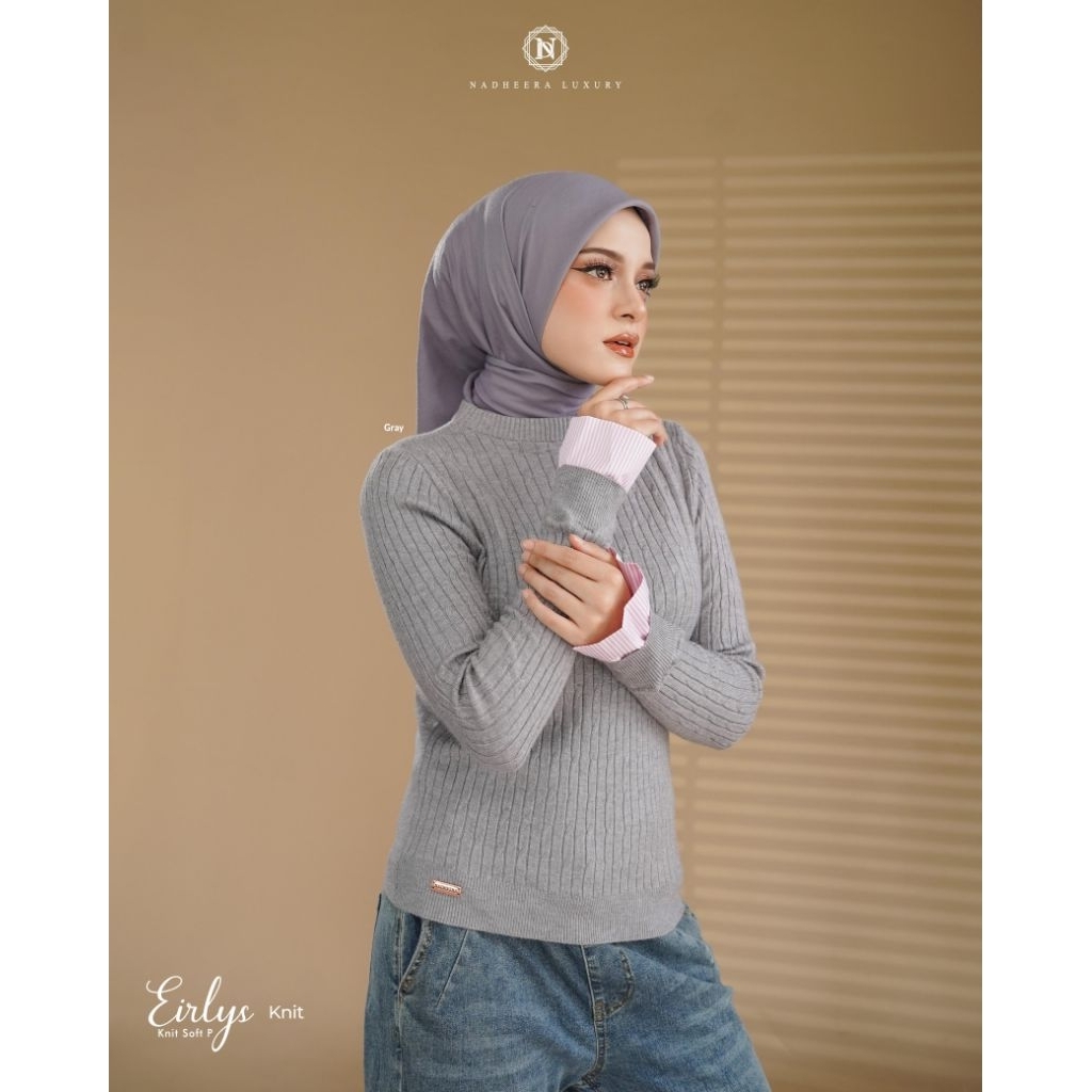 EIRLYS KNIT ATASAN RAJUT NADHEERA LUXURY