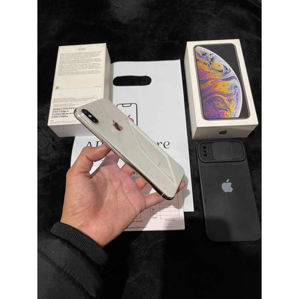 iPhone XS Max 64gb ex iBox Silver BH 100% (Like New)