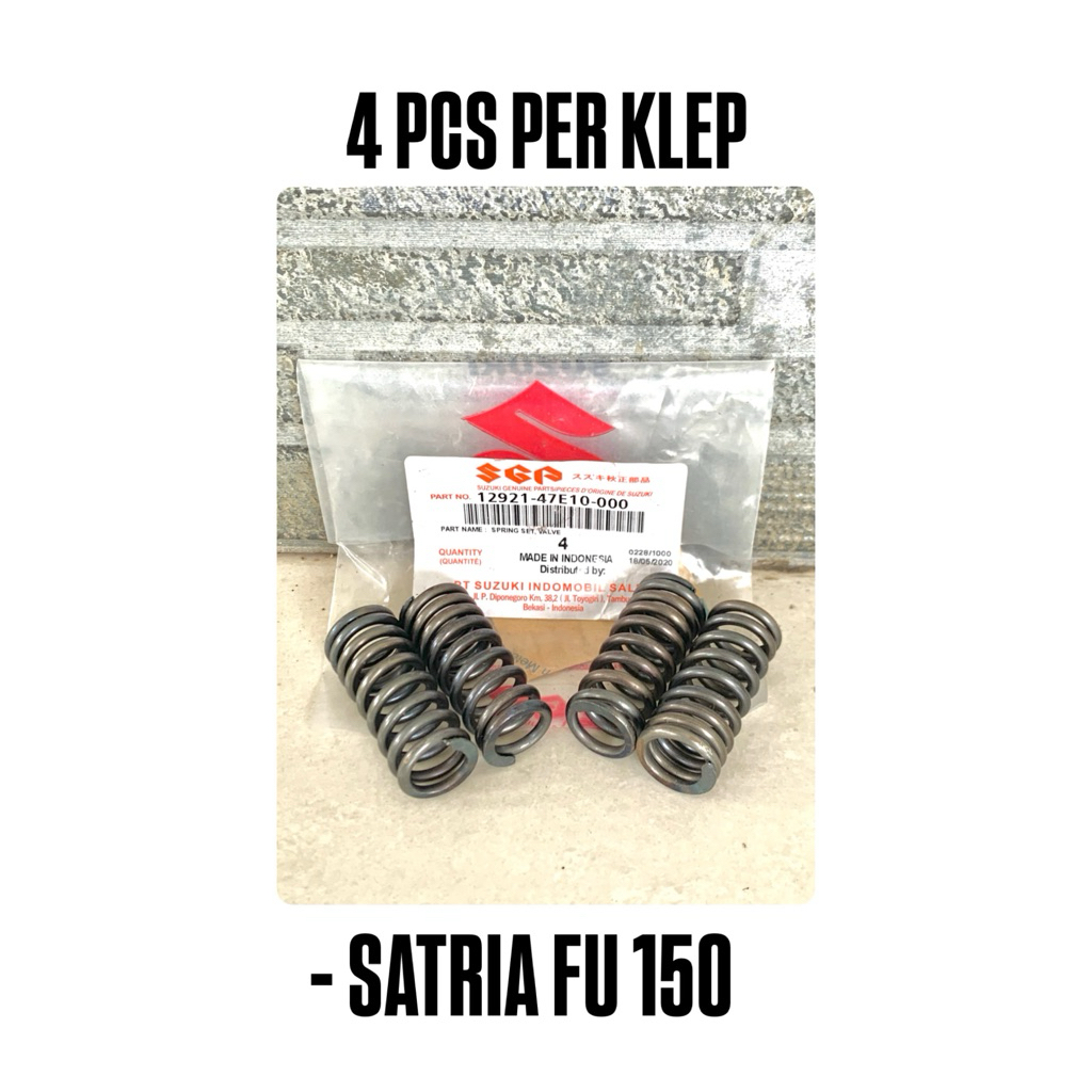Per Klep 1Set 4Pcs Satria FU 150 Karbu Suzuki Ori SGP