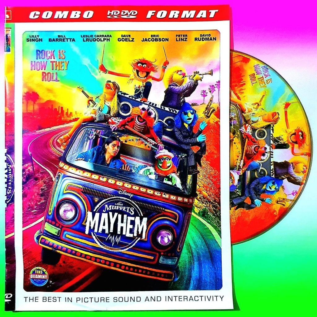 KASET DVD ANAK ANAK KARTUNN TERBARU ANIMASI DISNEY THE MUPPETS MAYHEM
