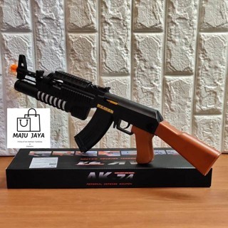 Mainan Anak Pistol Senapan Senjata Personal Defense Weapon AK74 A301 ada Lampu Suara 8629 MAINAN ANA