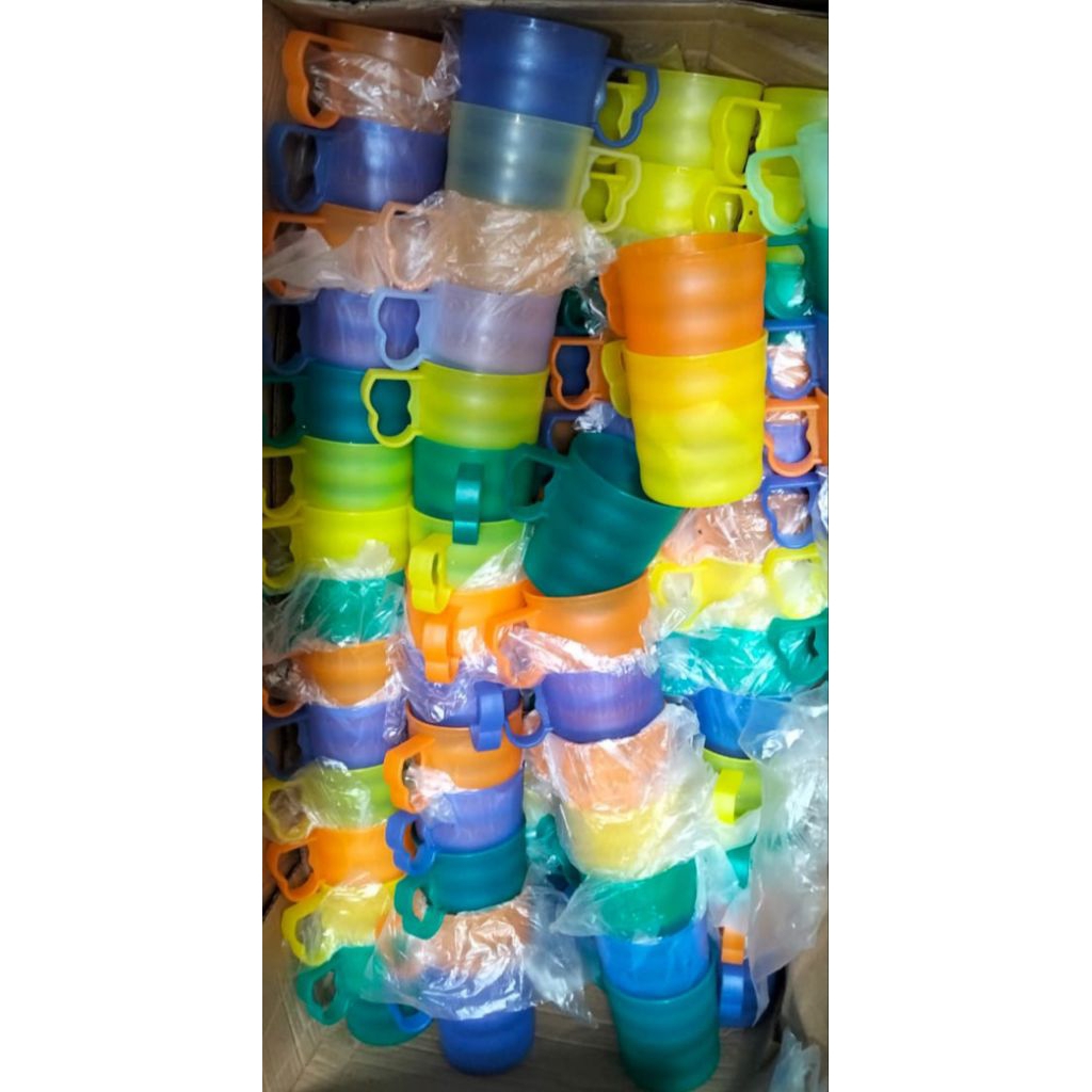 Gelas Bertutup Tupperware Caribbean Mug/Crescendo Mug Ecer