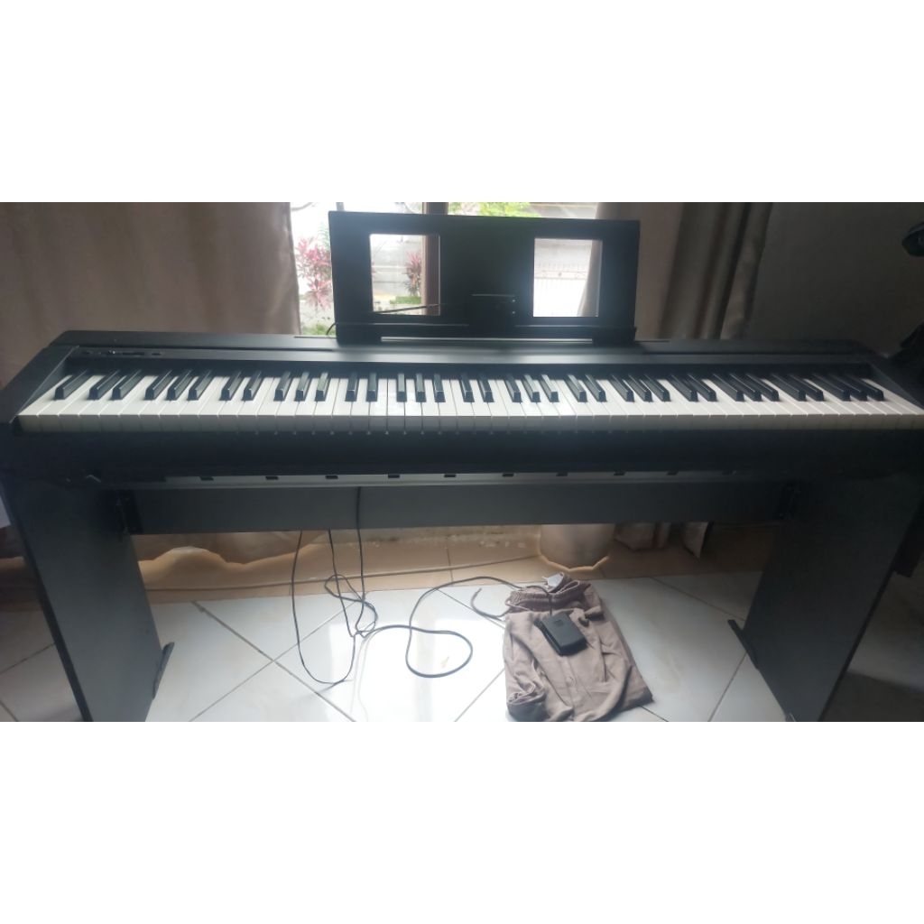 DIGITAL PIANO YAMAHA P45 STAND KAYU