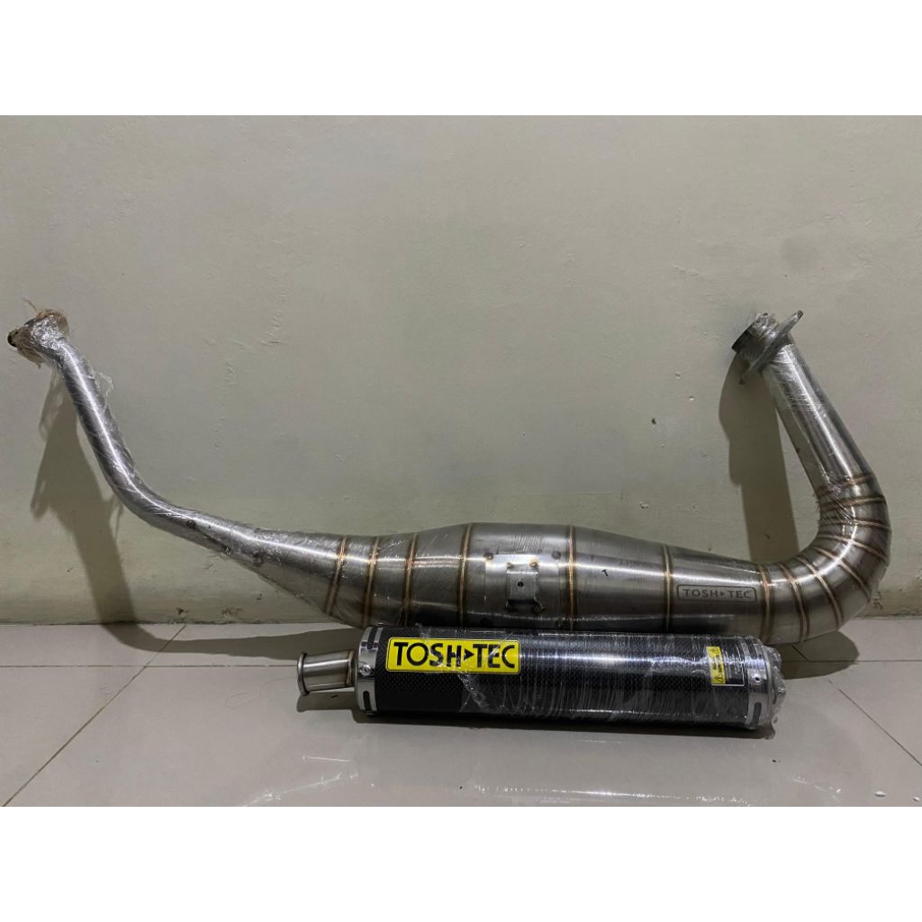 Knalpot original toshtec carbon