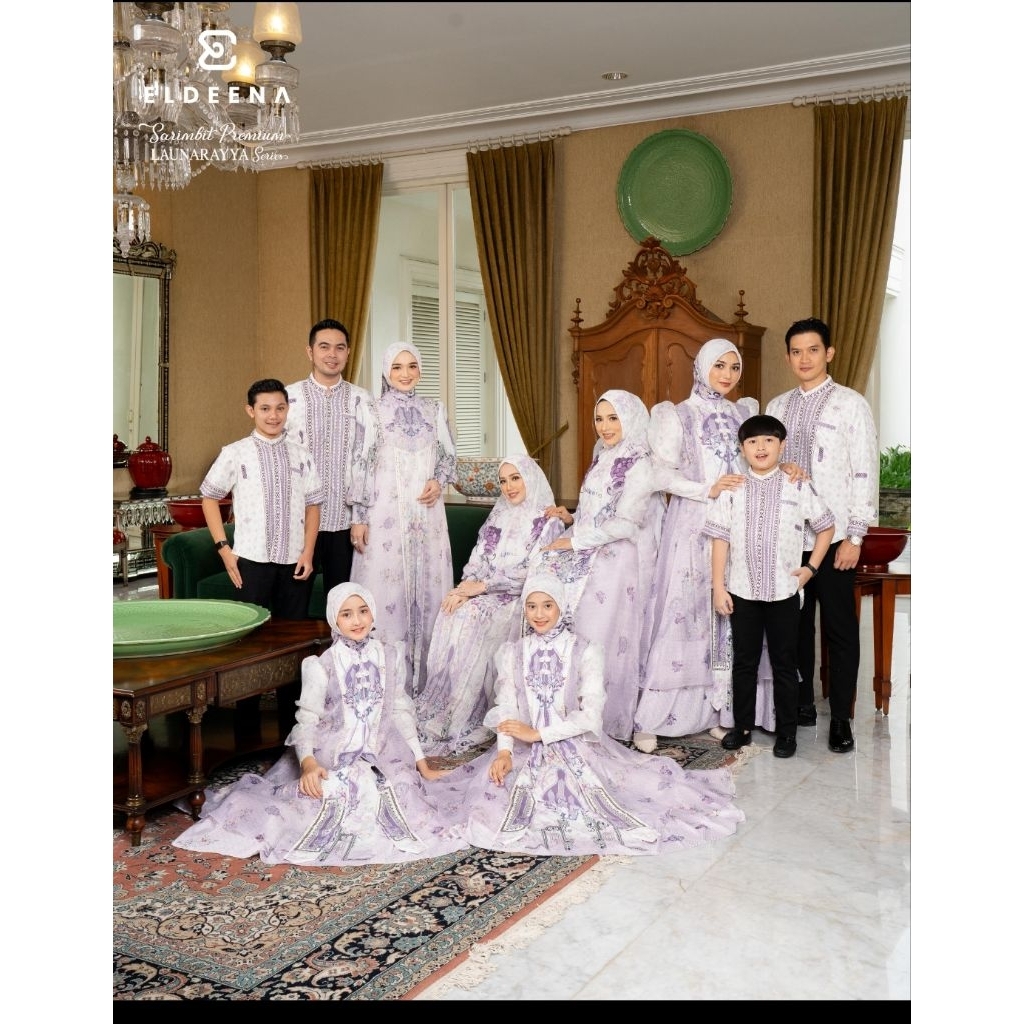 CINTA FS Gamis ELDEENA LAUNARAYYA FAMILY SET