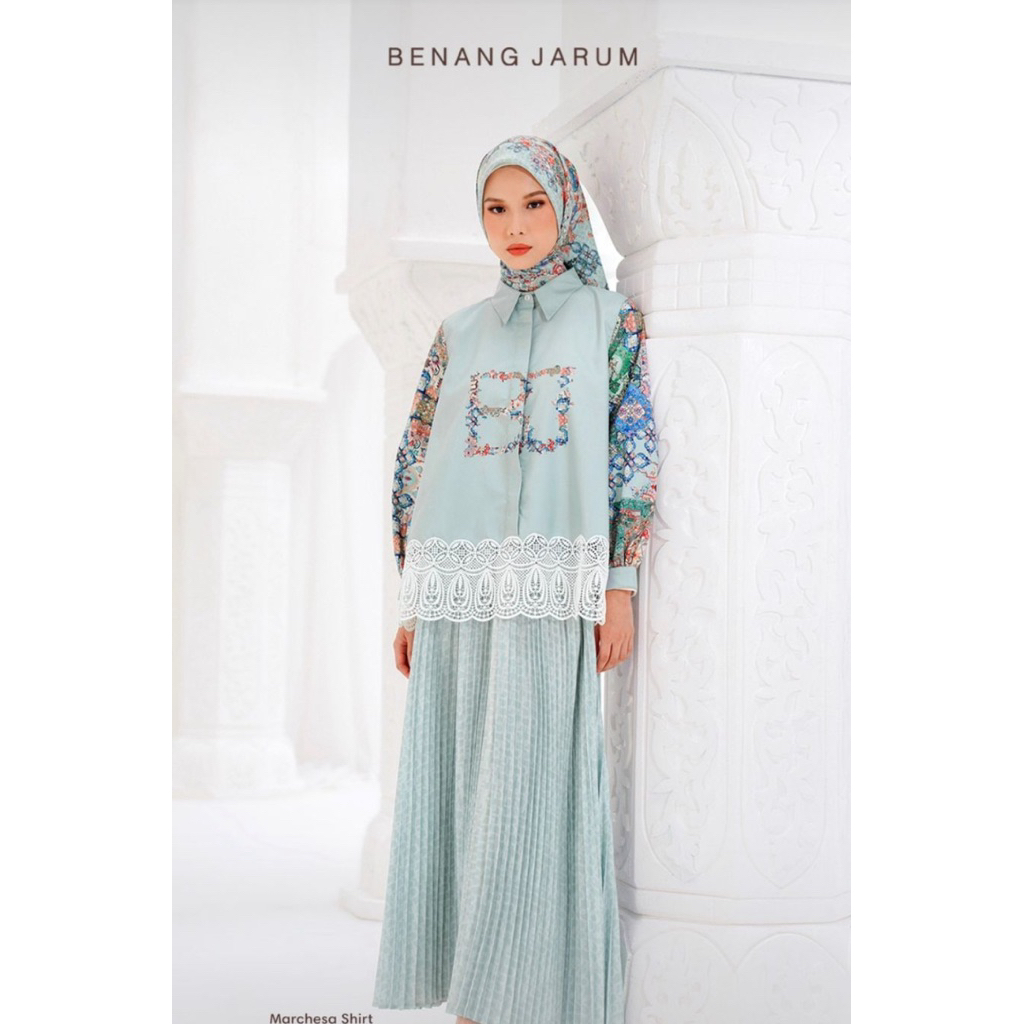 marchesa shirt zellige xs